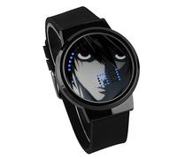 Orologi Da Polso,Orologio Elettronico Luminoso Impermeabile Touch Screen LED Orologio Death Note Anime Che Circonda Il Nero