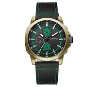 Orologi Da Polso,Orologio Sportivo Da Uomo Multifunzionale Per Lo Sport All'Aria Aperta, Specchio Alla Moda Con Zaffiro, Cintura Nera A Disco Verde