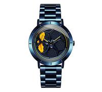 Orologi Da Polso,Time To Run Skeleton Dial Orologio Da Uomo Orologio Al Quarzo Impermeabile, D