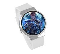 Orologi Digitali Per Bambini,Orologio A LED Con Touchscreen Regalo Creativo Fai-Da-Te One Punch-Man Orologio Elettronico Luminoso Impermeabile A Fumetti,B