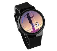 Orologi Digitali Per Bambini,Touch Screen LED Guarda Il Tuo Nome Anime Che Circonda La Moda Della Personalità Della Mano Elettronica Luminosa Impermeabile,D