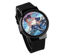 Orologi Digitali Per Bambini,Touch Screen LED Guarda Il Tuo Nome Anime Che Circonda Orologio Elettronico Luminoso Impermeabile Per Mappare Personalizzato,D