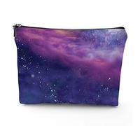 Orologi e catene, borsa cosmetica in lino da donna, borsa per il trucco, oggetti antichi, orologi, chiavi e catene, organizer per il trucco per borsa, regalo impermeabile, verde oro, 17,8 x 22,9 cm,