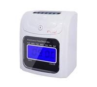 Orologi Elettronici Inglese Macchina Elettronica For Presenze Scheda Di Lavoro Dei Dipendenti Interruzione Di Corrente Della Batteria Disponibile Inglese