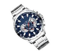 Orologi in acciaio inox per uomo, orologio da lavoro, cinturino in acciaio inox, orologi da uomo, cinturino meccanico classico, elegante accessorio per abbigliamento da lavoro per tutti i dipendenti