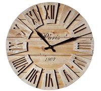 Orologi Lotto 2 Orologi in Legno con Numeri in Legno, 60 cm