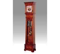 Orologi Pendolo Colonna Pesi Ottone Legno Noce Nuovo Made in Italy Arte Povera g