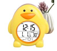 Orologi per bambini per camera da , Sveglia per bambini | Sveglie divertenti - Sveglia digitale silenziosa, orologio per bambini svegliarsi con indicatore della temperatura per l'arredamento