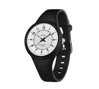 Orologi per bambini per ragazzi e ragazze, impermeabile fino a 50 m, orologio analogico per bambini, facile da leggere, per bambini dai 3 ai 12 anni, ottimo regalo per bambini, Nero , Cinturino