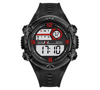 Orologi per bambini Ragazzi per bambini Bambina Sport Orologio analogico digitale impermeabile a LED Rosso verde bianco Orologio da polso Teenage Junior in silicone con funzioni multiple Orologio