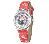 Orologi per bambini Teen modello calcio quarzo orologio per bambini, Rosso, misura unica