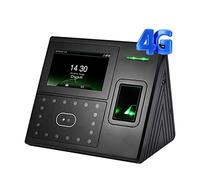 Orologi per dipendenti di piccole imprese, 4G GPRS TCP/IP Sistema di controllo della porta della porta del tempo di riconoscimento del volto del viso Grande capacità di memoria (Color : UFace402-4G