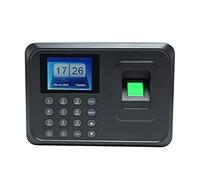 Orologi per dipendenti di piccole imprese, A5 2.4in Biometric Fingerprint Time Frequence System System Recorder Recorder Dispositivo di registrazione for ufficio elettronico Grande capacità di memoria