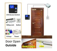 Orologi per dipendenti di piccole imprese, di controllo accessi impronte digitali Smart Block Block Kit cancello elettronico Opener Home Set digitale elettrico Biometrico magnetico elettrico per uffic
