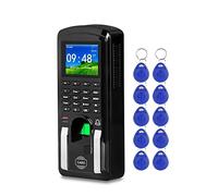 Orologi per dipendenti di piccole imprese, Fingerprint Access Control TCP/IP Tempo biometrico e di presenza dei dipendenti macchina Sign-in Recorder 2,4 pollici per uffici, fabbriche, alberghi, scuo