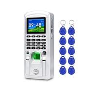 Orologi per dipendenti di piccole imprese, Fingerprint Access Control TCP/IP Tempo biometrico e di presenza dei dipendenti macchina Sign-in Recorder 2,4 pollici per uffici, fabbriche, alberghi, scuo