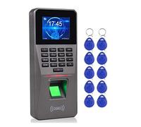 Orologi per dipendenti di piccole imprese, Fingerprint presenza di tempo macchina Personale TCP/IP Check-in USB Orologio registratore biometrico Access Controller per uffici, fabbriche, alberghi, sc