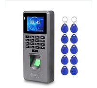 Orologi per dipendenti di piccole imprese, Impronta digitali Access Control Assenza della macchina Password Password Descrittore Time Recorder Rfid. Regolatore della porta USB disconnesso Grande capac