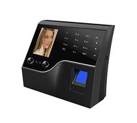 Orologi per dipendenti di piccole imprese, Scheda Punzonatrice Dynamic Face Riconoscimento Fronte Fingerprint Lock Intelligent Access Control and Frequents Machine all-in-one Grande capacità di memori