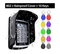 Orologi per dipendenti di piccole imprese, Tastiera for il controllo di accesso in metallo Tastiera impermeabile impermeabile Apriporta for esterni Opener Electronic Lock System Cover EM4100 Portachia