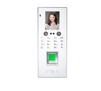 Orologi per dipendenti di piccole imprese, Tempo frequenza Colore Controllo accesso Accesso Affronta e impronta digitale e password e registratore di frequenza del tempo White Decorder Grande capacità