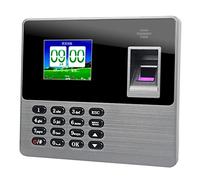 Orologi per dipendenti di piccole imprese, Tempo macchina for schede P-80 P-80 impronte digitali PASSWORD TIME orologio Fingerprint Time Frequence Machine Voice Prompt Grande capacità di memoria