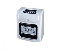 Orologi per dipendenti di piccole imprese, Time Clock 96. 0seb. Versione inglese Punch Carte for la macchina for la carta di tempo di piccola impresa con batteria e retroilluminazione Grande capacità