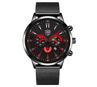 Orologi personalizzati per le donne Orologio analogico al quarzo Orologio da polso da uomo Orologio da polso Business Date Casual Watch, C, misura unica
