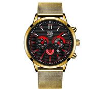 Orologi personalizzati per le donne Orologio analogico al quarzo Orologio da polso da uomo Orologio da polso Business Date Casual Watch, E, misura unica
