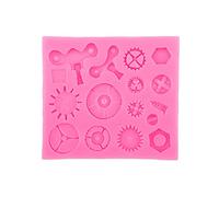 Orologi ruota dentata zucchero stampo in silicone stampo per torta modellazione meccanica gelato al cioccolato blocco gelato francese dessert decorazioni torte utensili da forno