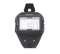 Orologi Sportivi Elettronici, Sport da Uomo Comodi Che Sono Portatili Digitali Impermeabili per Arrampicarsi all'aperto (BLACK)