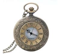 Orologi tascabili - Classic Quartz Pocket Watch | Orologio per tasche meccaniche del a mano | Design elegante dei numeri romani per collezionisti, usura formale, regali, costumi, display antichi