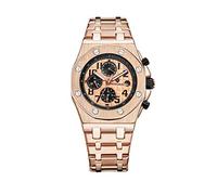 Orologi Uomo,Orologio Meccanico Automatico_Kimsdun Orologio Da Uomo Orologio Automatico All'Ingrosso A Tre Occhi Di Moda Mei Gold Shell Gold Face