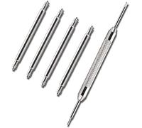 Orologi vintage | 4 x barre a molla Plus Tool Watch perni da 1,8 mm riparazione cinturino in acciaio | Dimensioni 18 mm - 26 mm (18 mm)