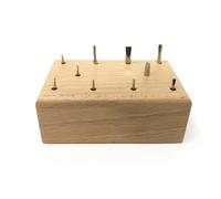 Orologiaio Cacciavite Lame Set 0.8mm - 3mm Piatto E Phillips Set di Legno Stand