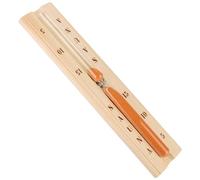 Orologio a Clessidra per Sauna, Timer Preciso per la Sabbia, per Vasca Idromassaggio, Mascheramento, Lettura | Timer Sauna per Rilassarsi nella, in Piscina | Legno, 280 G