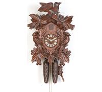 Orologio a cucù 7-foglie, 3 uccelli