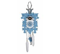 Orologio a cucù al quarzo 5-fogliame, testa di cervo