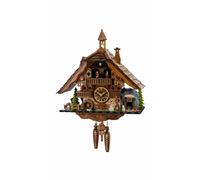 Orologio a cucù al quarzo Casa del taglia legno con minator.. EN 48120 QMT nuovo