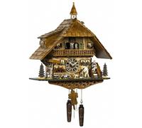 Orologio a cucù al quarzo Casa del taglia legno con tag.. TU 4259 QMT HZZG nuovo