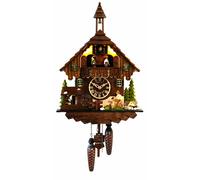 Orologio a cucù al quarzo Casa del taglia legno con tagli.. EN 4481/50 QMT nuovo