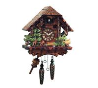 Orologio a cucù al quarzo Casa del taglia legno con taglialegn.. EN 427 QM nuovo