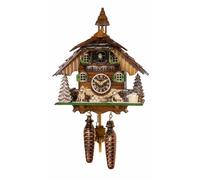 Orologio a cucù al quarzo Casa tipo Foresta Nera con musica EN 44424 QM nuovo