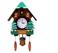 Orologio a cucù, cucù da Parete con Canto di Uccello, Movimento Silenzioso, Pendolo, Carillon del cuculo, orario Intelligente, oscillante, Arredamento per la casa