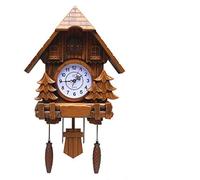 Orologio a cucù, cucù da Parete con Canto di Uccello, Movimento Silenzioso, Pendolo, Carillon del cuculo, orario Intelligente, oscillante, Arredamento per la casa