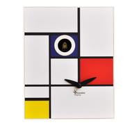 Orologio a Cucù da Parete 16,5x20x10cm Pirondini Italia D'Apres Mondrian