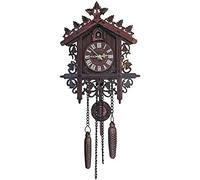 Orologio A cucù in Legno Mechical della Foresta Nera, Stile Germe Tradizionale, Decorazione in Legno per La Casa Restaurt Soggiorno cucù Orologio da Parete Uccello