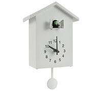 Orologio a cucù, moderno orologio da parete a cucù con chimero Orologio a cucù minimalista con pendolo Delicato orologio a cucù Casa degli uccelli per decorazione da parete Casa Soggiorno Cucina
