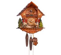 Orologio a cucù "Tre uccelli della foresta"