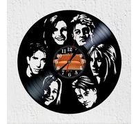 Orologio a disco in vinile Amici per sempre Compagni Amore Amicizia Commedia
